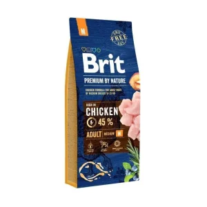 brit premium medium adult kip 15kg