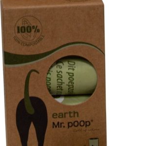 Mr,POOP EARTH Navulling 4 Rollen Groen